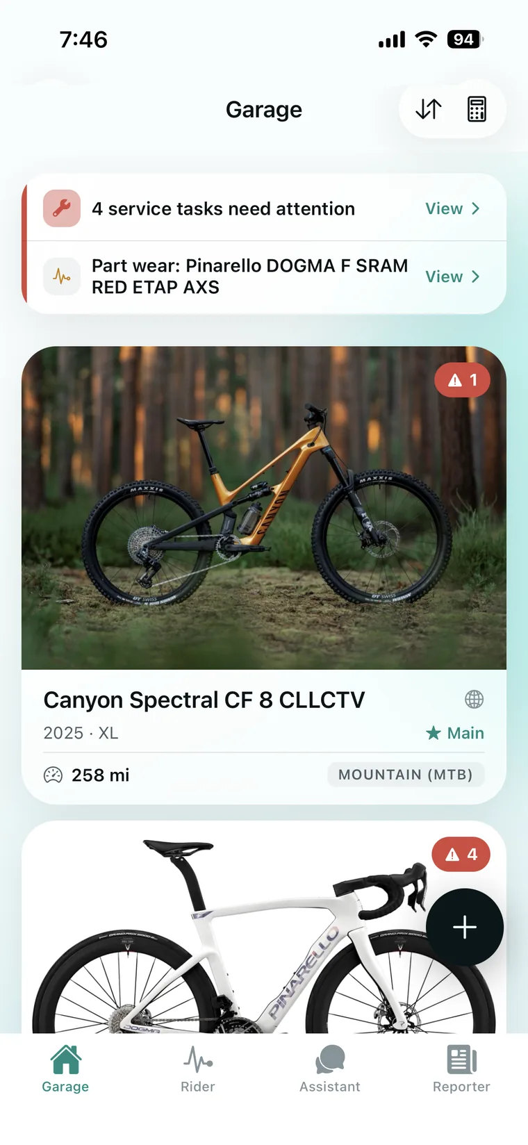 Your bikes under one roof